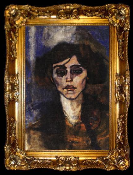 framed  Amedeo Modigliani Maud Abrantes (verso), ta009-2